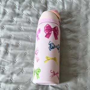 Owala Pink Bow Water Bottle
